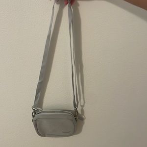 Grey shoulder bag